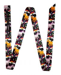 Showman PONY Premium Quality Pony & Heart Print Nylon tie Strap